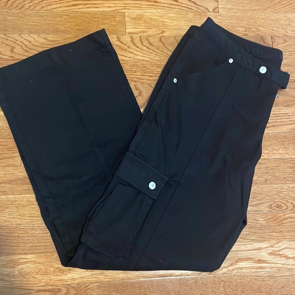 Black cargo pants